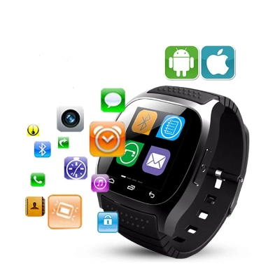 Waterproof Smartwatch M26 Bluetooth Smart Watch With LED Altimeter Music Player Pedometer For Android Smart Phone
