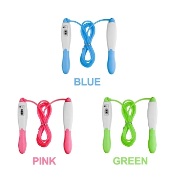 3 Colors Exercise Workout Gym Fitness Exercise Skipping Rope Jump Counter Automatic Digital Jump Ropes