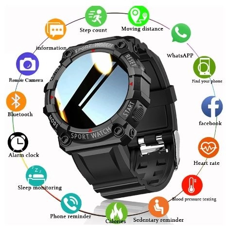 FD68s smart watch heart rate sleeping monitoring 1.44 Inch waterproof Round Screen Health Curved Screen Bluetooth Call Watch