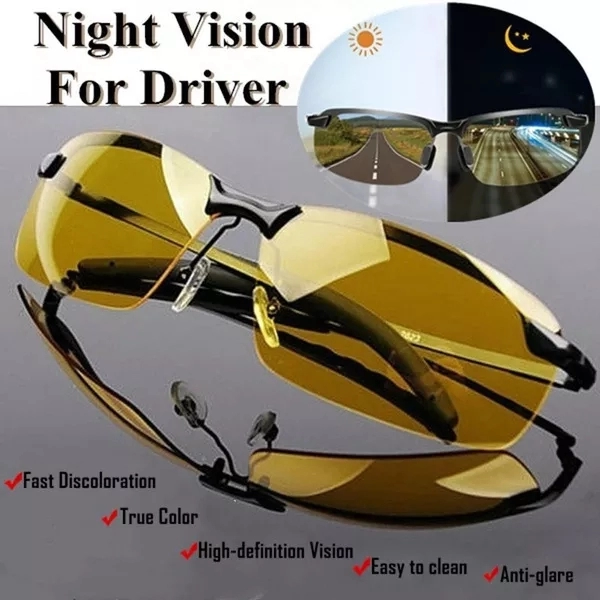 HD Night Driving Glasses: Anti Glare, Night Vision