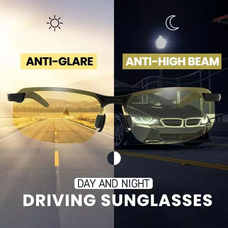 Night Driving Glasses Anti Glare Polarized With Stylish Case Night