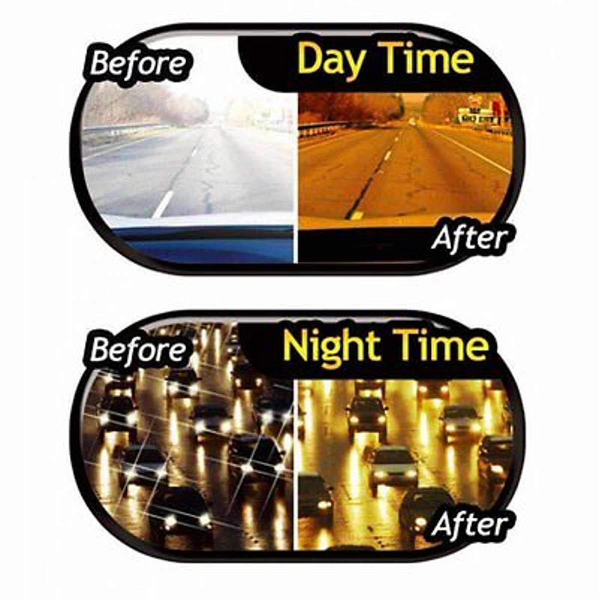 Night Driving Polarized Glasses for Men Women Anti Glare Rainy Safe HD  Night Vision HOT Fashion Sunglasses UV 400 Eye Protecting Glasses Goggles