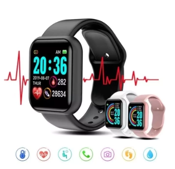 Smart Watch For Men & Women Heart Rate Blood Pressure Monitor Fitness Tracker Bracelet Watches Y68 Smartwatch for Android IOS