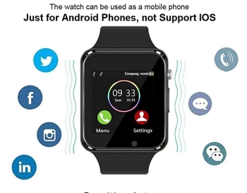 Smart Watch Touchscreen Bluetooth with SIM SD Card Slot